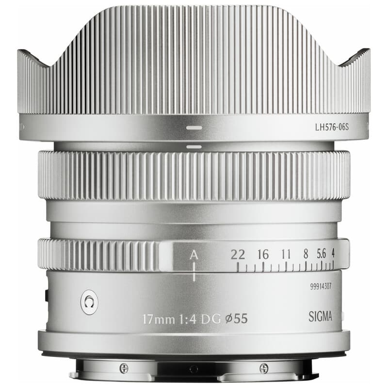 17mm F4 DG | Contemporary Lマウント シルバー（2025年9月4日発売予定）
