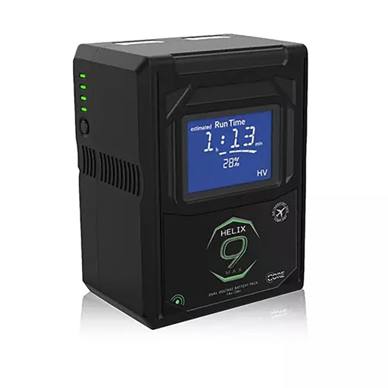 14V/28Vデュアル電圧VマウントLi-ionバッテリー 98Wh(14.8V/6.6Ah) HLX-9MXS
