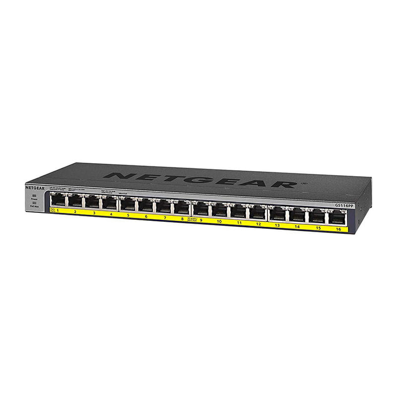 GS116PP-100AJS GS116PP ギガ16P PoE+(183W) アンマネージスイッチ