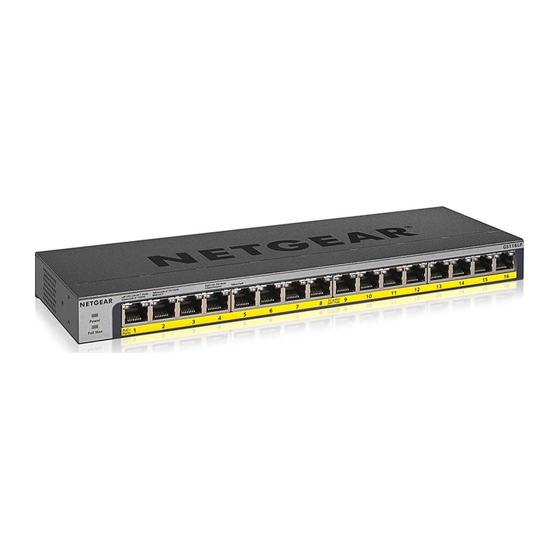 GS116LP-100AJS GS116LP ギガ16P PoE+(76W) アンマネージスイッチ