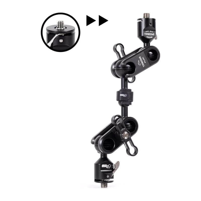 Universal Speedball Monitor Arm 3 in M49-SPD-ARM-3