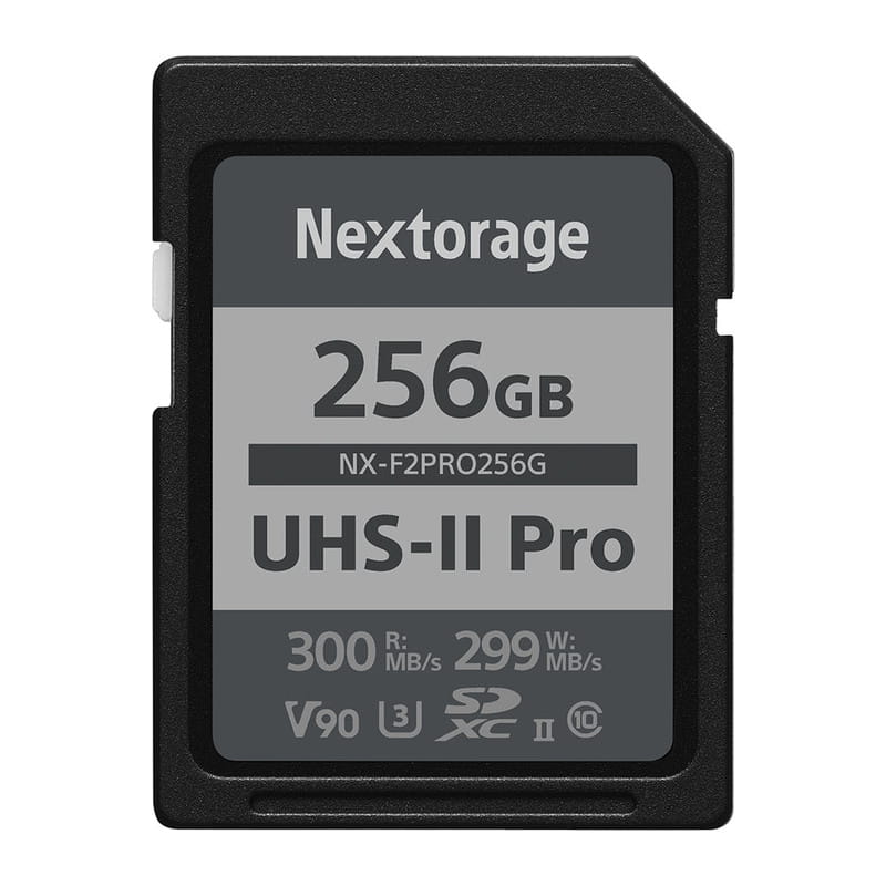 SDXC UHS-II U3 V90 メモリーカード 256GB NX-F2PRO256G