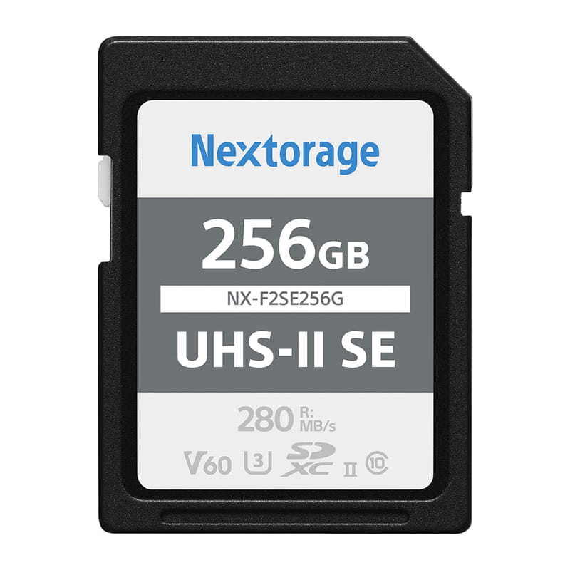 SDXC UHS-II U3 V60 メモリーカード 256GB NX-F2SE256G