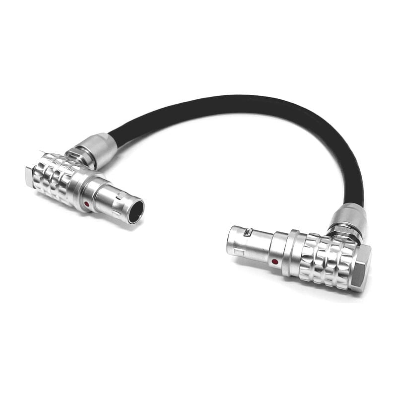 Dual Right Angle 2-Pin Lemo Cable (11cm) TCB-R2LE-R2LE-11