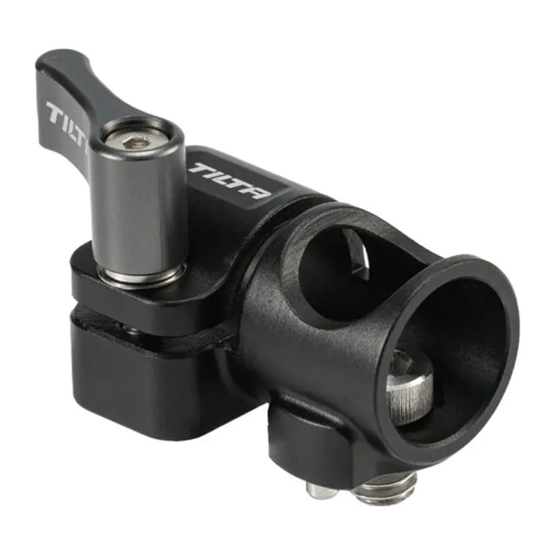 15mm Rod Holder to 1/4-20 Adapter (Side Mounted) - Black TA-15RH-1420S-B