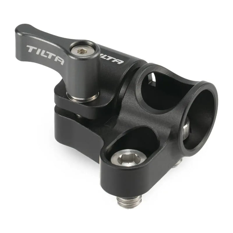 15mm Rod Holder to Dual 1/4-20 Adapter - Black TA-15RH-D1420-B