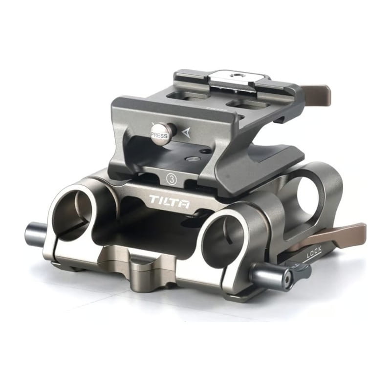 Tilta Modular 15mm LWS Baseplate Type III - Titanium Gray TA-MBP3-TG
