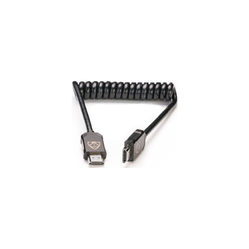 ATOMFLEX PRO HDMI COILED CABLE (Full to Full 30cm) ATOM4K60C5