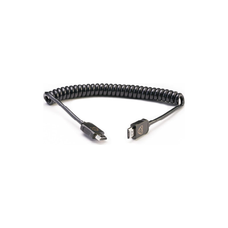ATOMFLEX PRO HDMI COILED CABLE (Full to Full 40cm) ATOM4K60C6