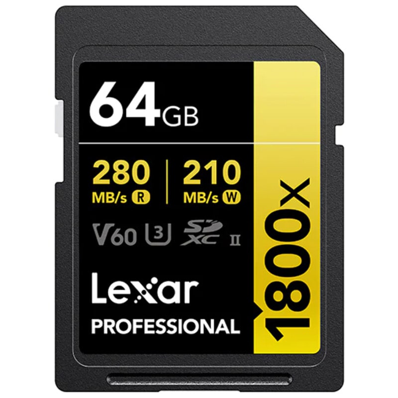 Professional 1800x SDXC UHS-II V60 64GB 並行輸入品 LSD1800064G-BNNNG