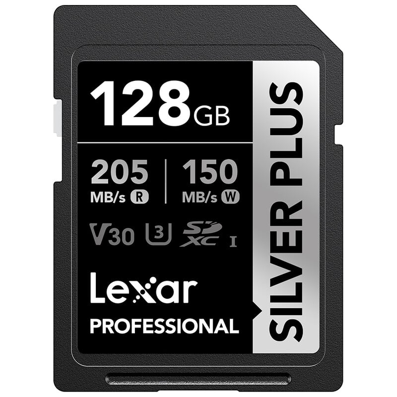 Professional SILVER PLUS SDXC UHS-I V30 128GB 並行輸入品 LSDSIPL128G-BNNNG