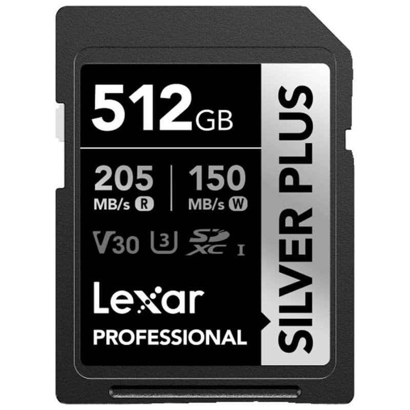 Professional SILVER PLUS SDXC UHS-I V30 512GB 並行輸入品 LSDSIPL512G-BNNNG