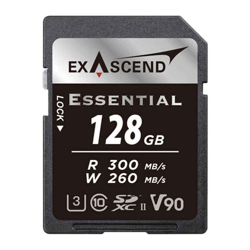 Essential UHS-II SDXC Card 128GB V90 EX128GSDU2-S