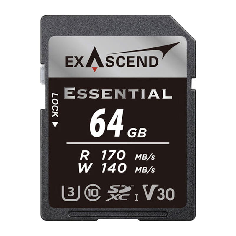 Essential UHS-I SDXC Card 64GB V30 EX64GSDU1-S