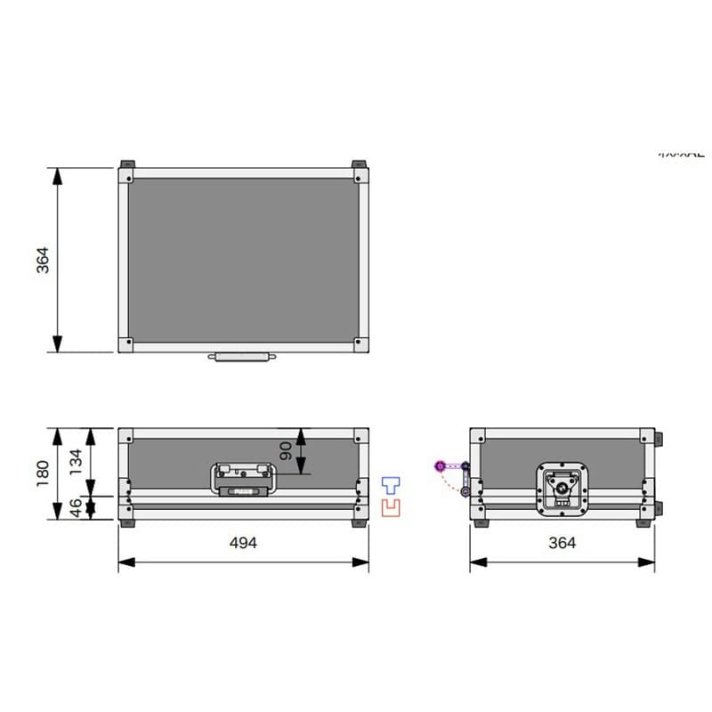 PAHC-VR120HD [Roland VR-120HD用ハードケース]