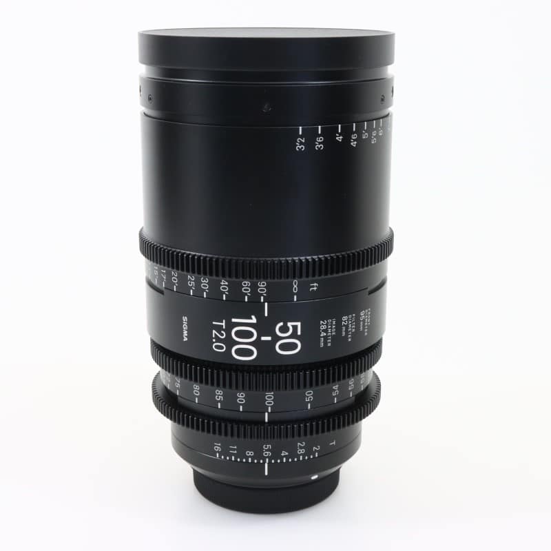 50-100mm T2/EF feet [High Speed Zoom Line 50-100mm T2 EFマウント フィート表示]
