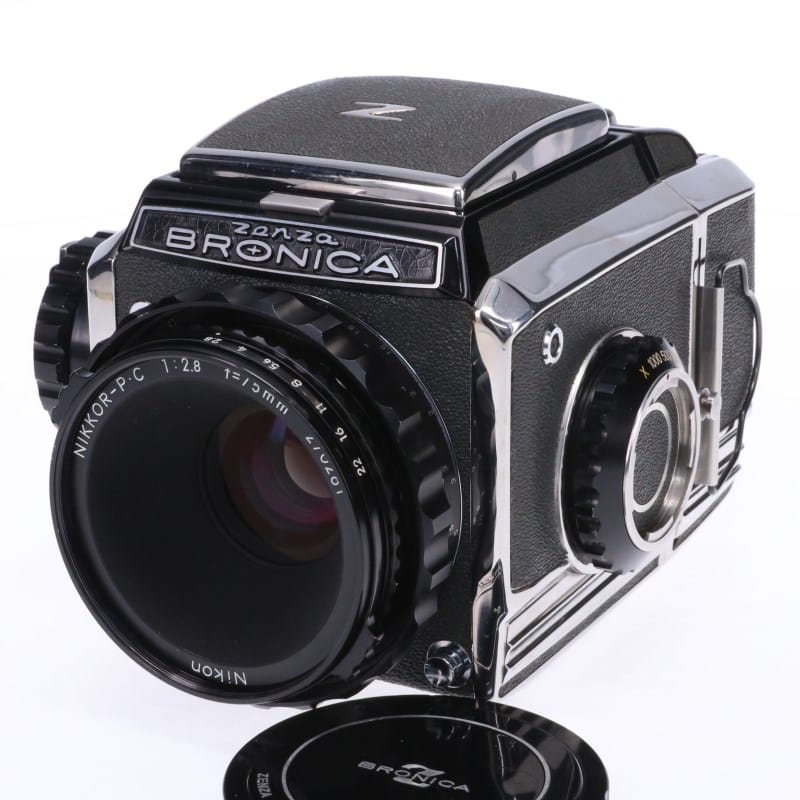 S2ウエストフィルムバック付 + NIKKOR-P・C 75mm F2.8