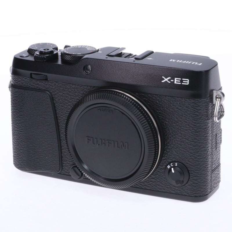 【美品】FUJIFILM X-E3 ボディ ブラック（ストラップ付き・箱なし） 中古)FUJIFILM (フジフイルム) X-E3 ボディ ブラック（商品ID