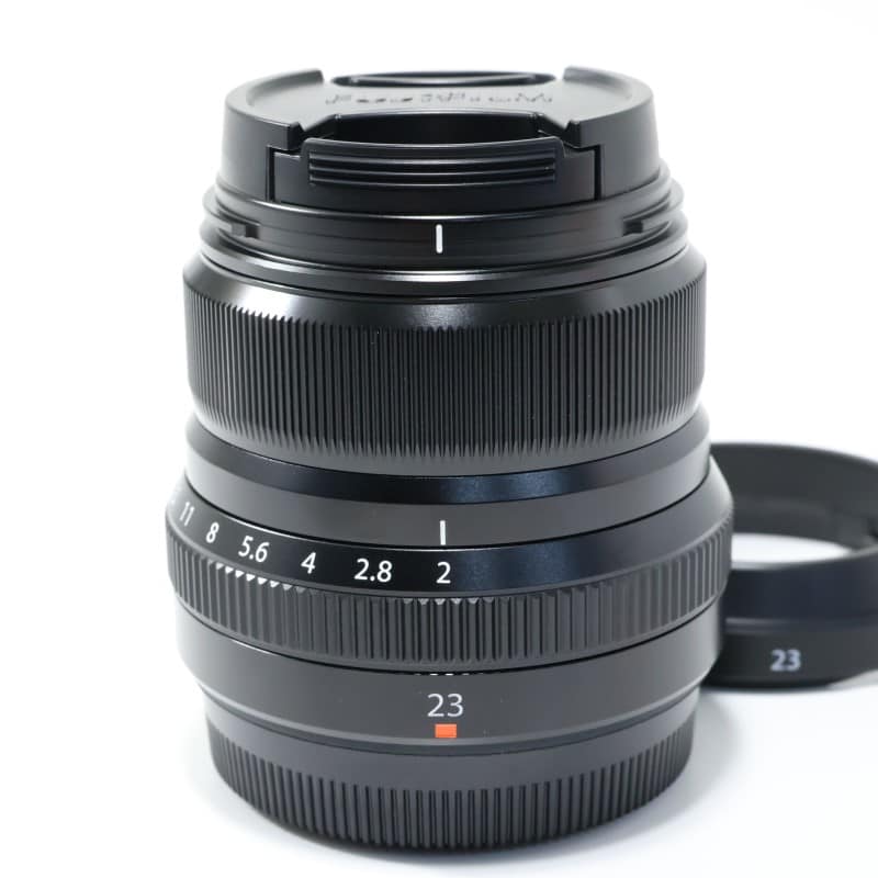 Fujinon XF23mmF2 R WR 純正フード&フィルター付　中古 富士フイルム フジノンレンズ XF23mmF2 R WR [シルバー] 価格