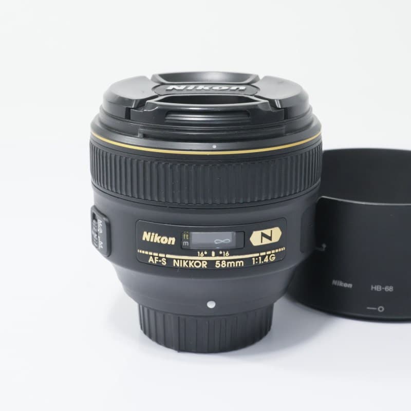 Nikon AF-S NIKKOR 58mm f/1.4G AB-ランク 中古｜フジヤカメラ