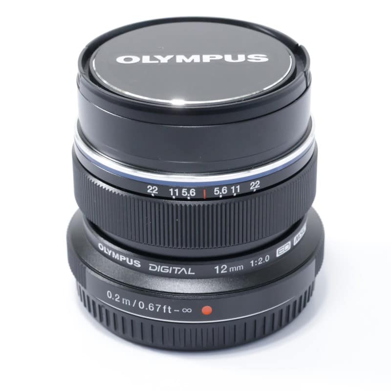 OLYMPUS／OM SYSTEM M.ZUIKO DIGITAL ED 12mm F2.0 ブラック Aランク