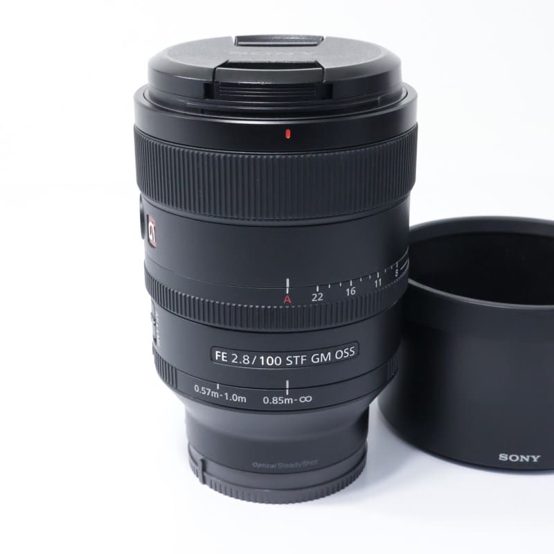 Sony FE 2.8/100 STF GM OSS レンズ　中古 SONY FE 100mm F2.8 STF GM OSS SEL100F28GM ABランク 中古｜フジヤカメラ