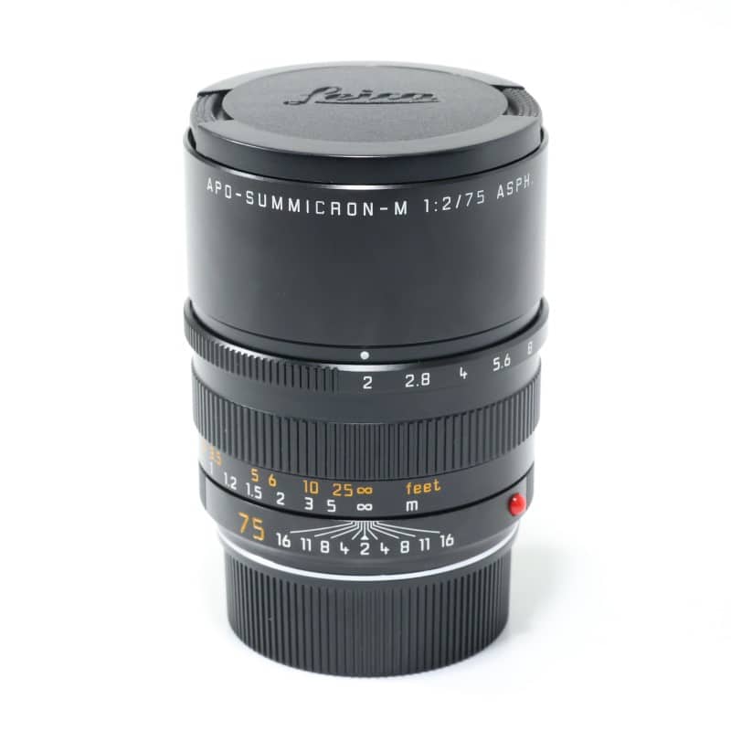 ライカ アポ・ズミクロンM f2/75mm ASPH. ブラック 11637C