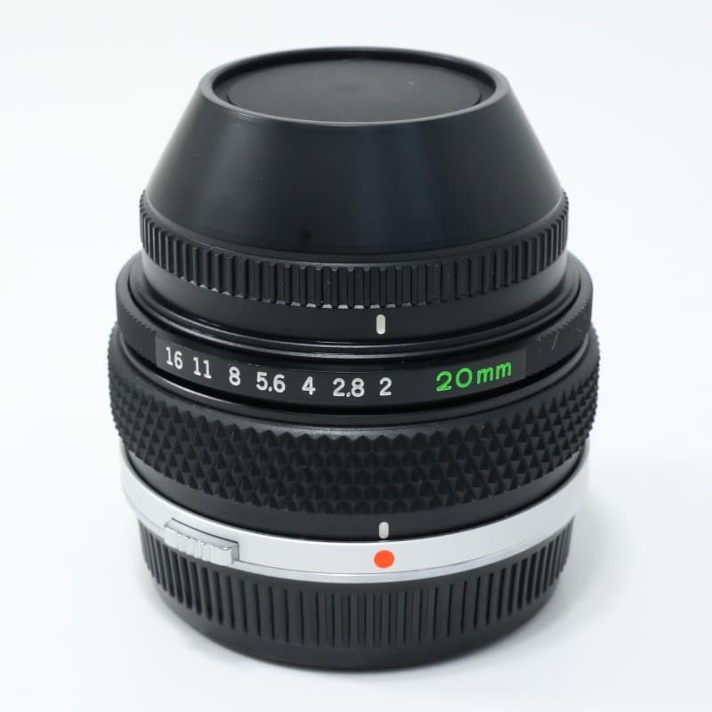 ズイコー 20mm F2 ベローズマクロ マルチコート