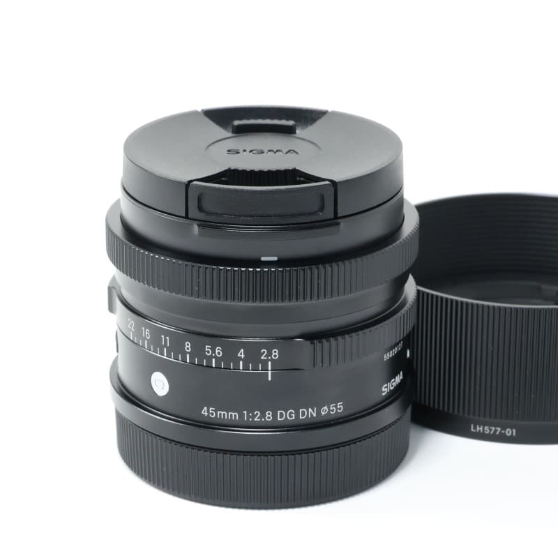 【箱付き完品】SIGMA 45mm F2.8 DG DN Lマウント SIGMA 45mm F2.8 DG DN Contemporary Lマウント 中古