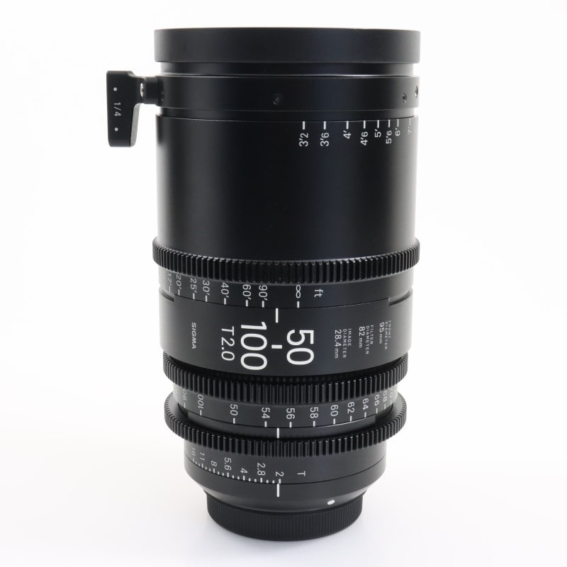 50-100mm T2/EF feet [High Speed Zoom Line 50-100mm T2 EFマウント フィート表示]