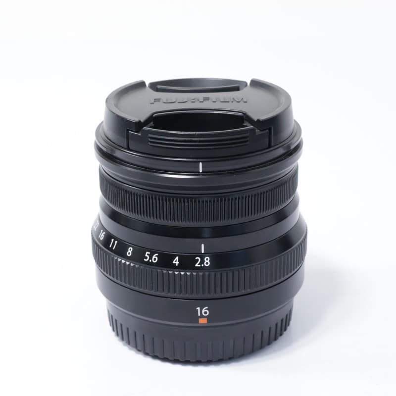 富士フイルム フジノンレンズ XF16mmF2.8 R WR ブラック ABランク 中古