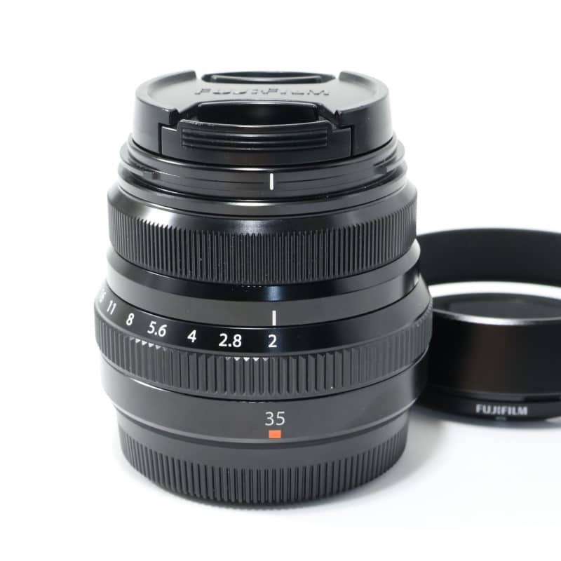 【保証期間内】美品箱付 FUJIFILM XF35mm F2 R WR ブラック 新品)FUJIFILM (フジフイルム) フジノン XF35mm F2 R WR