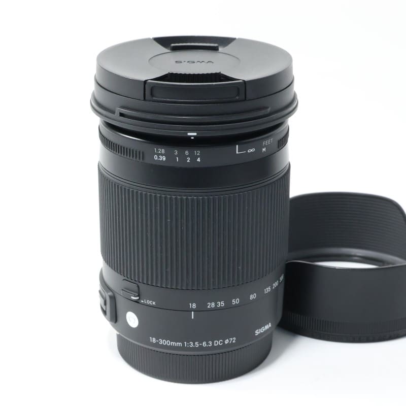 SIGMA 18-300mm F3.5-6.3 DC MACRO OS HSM Contemporary キヤノン 中古