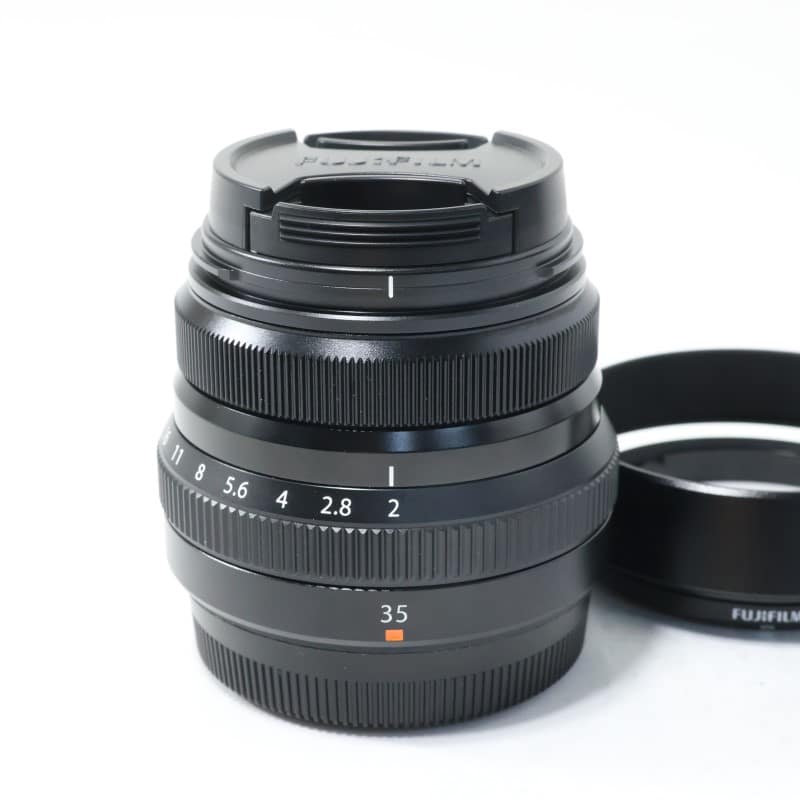 富士フイルム フジノンレンズ XF35mmF2 R WR ブラック AB+ランク 中古