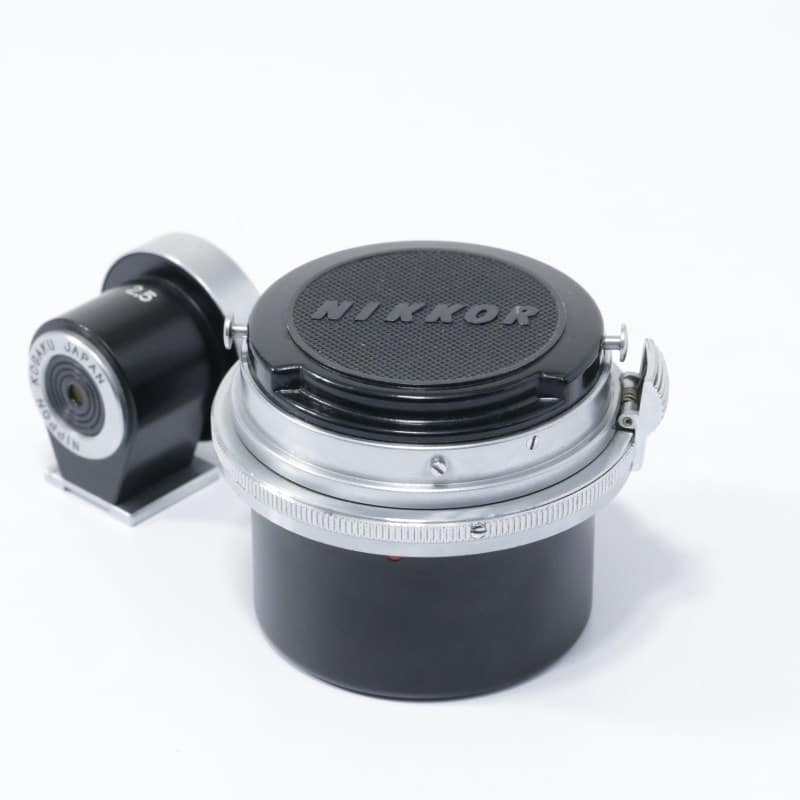 日*0様 福097 カメラ 2点 まとめ売り Nikon W-Nikkor 2.5cm F4 Sマウント + 純正ファインダー Bランク 中古