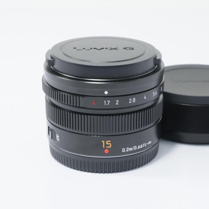 Panasonic LEICA DG SUMMILUX 15mm/F1.7 ASPH. ブラック H-X015-K A
