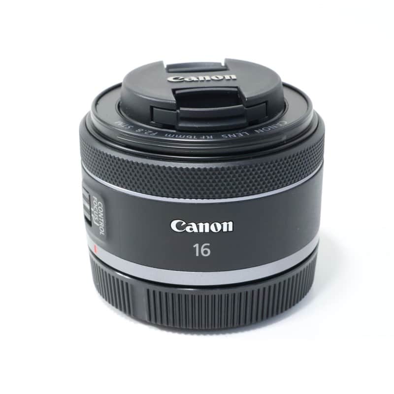 CANON RF16mm F2.8 STM 極美品　フード付き 美品】Canon RF16mm F2.8 STM フィルター/レンズフード付き
