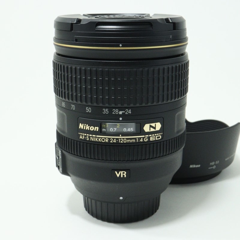 Nikon レンズフード 互換品 HB-53 マウントレンズフード AF-S 24-120mm F   4g  VRレンズ用 交換用 代替レンズフード ニコン 送料無料
