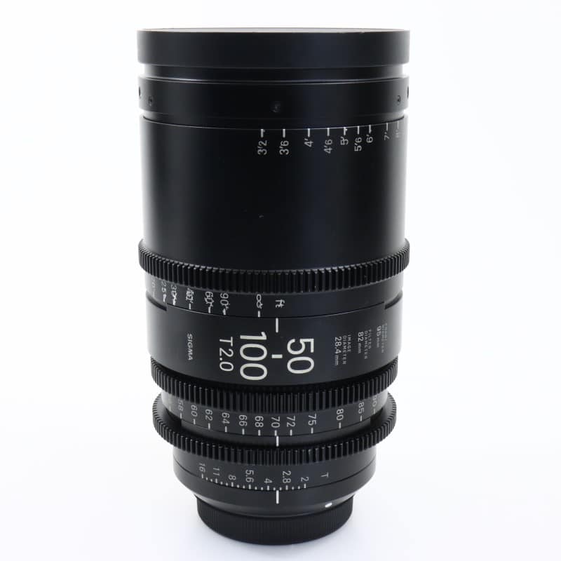 50-100mm T2/EF feet [High Speed Zoom Line 50-100mm T2 EFマウント フィート表示]