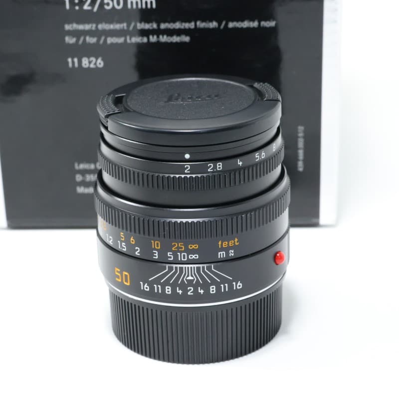 ライカ ズミクロンM f2/50mm ブラック 11826C