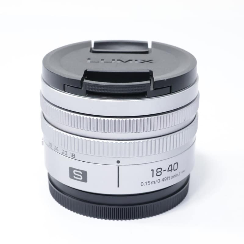 Panasonic LUMIX S 18-40mm F4.5-6.3 シルバー S-R1840 Aランク 中古