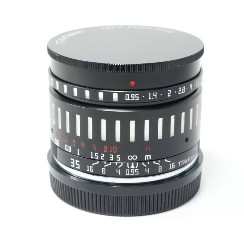 TTArtisan 35mm f/0.95 C (キヤノンEF-M) (ブラック×シルバー)
