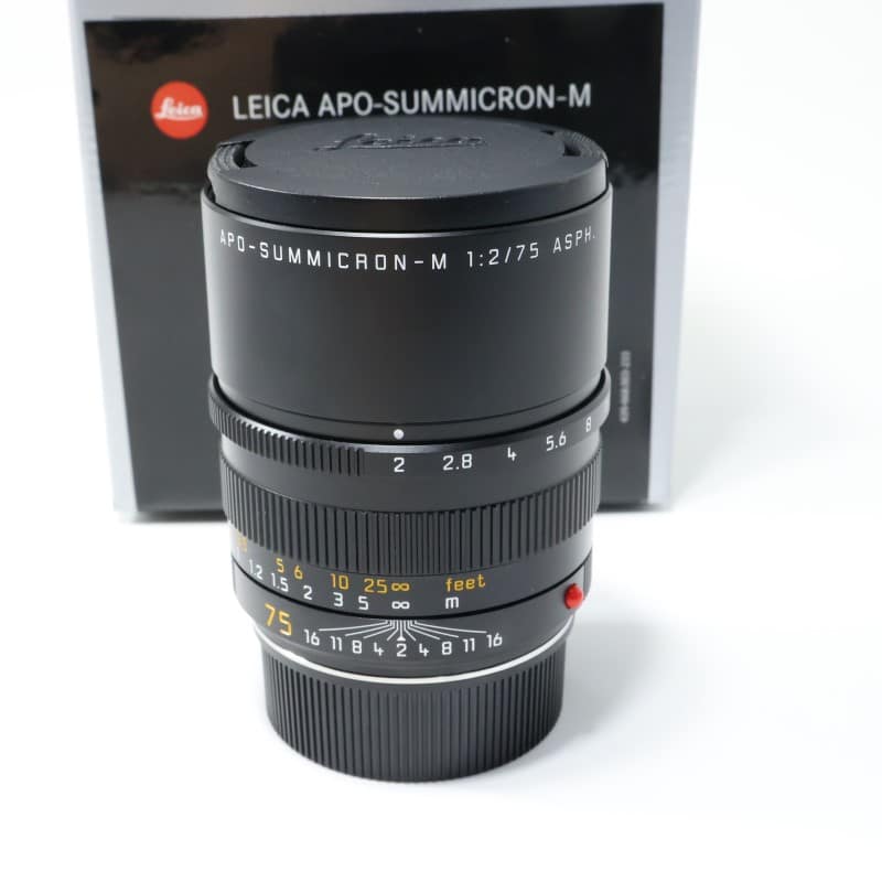 ライカ アポ・ズミクロンM f2/75mm ASPH. ブラック 11637C