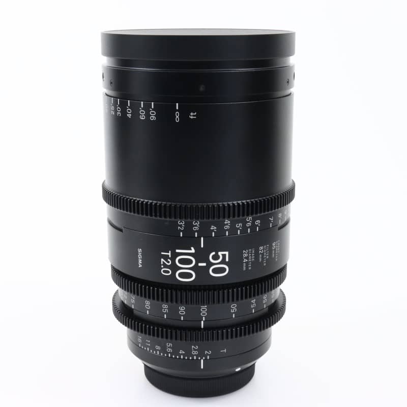 50-100mm T2/EF feet [High Speed Zoom Line 50-100mm T2 EFマウント フィート表示]
