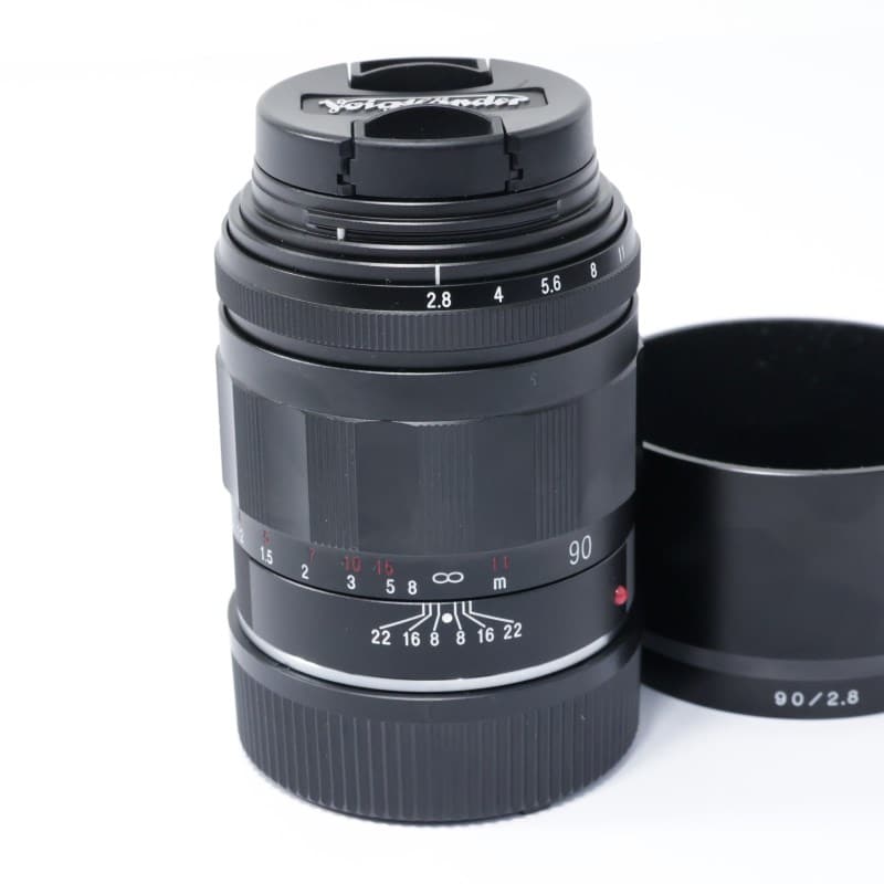 Voigtlander APO-SKOPAR 90mm F2.8 VM ブラック AB-ランク 中古