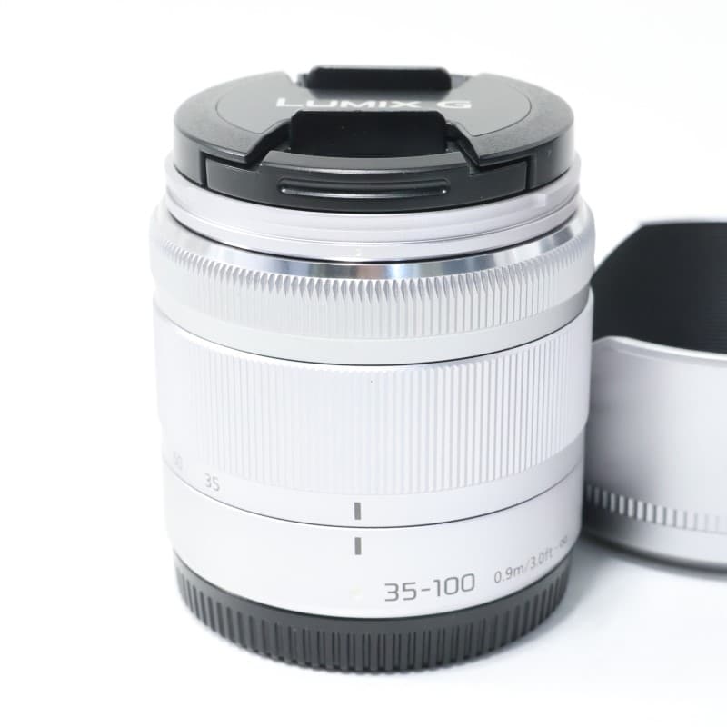 LUMIX G VARIO 35-100mm/F4.0-5.6 ASPH./MEGA O.I.S. シルバー H-FS35100-S