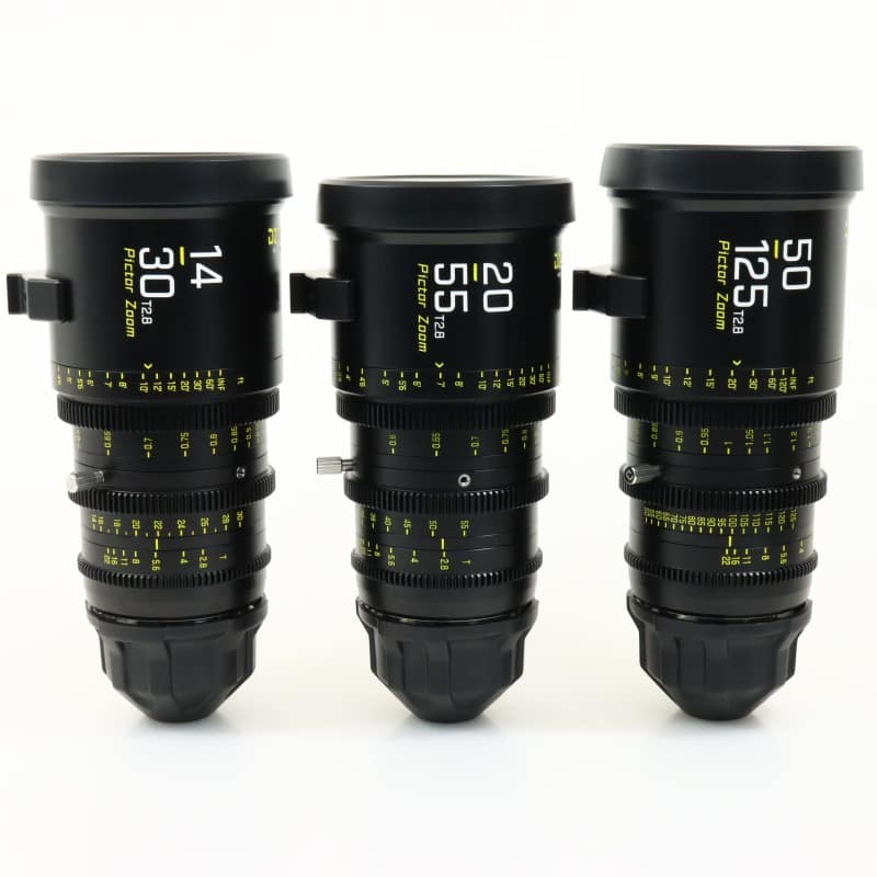 DZO-7220001B/2B/3B-Kit [Pictor Zoom 3個レンズキット ブラック 保護ケース付]