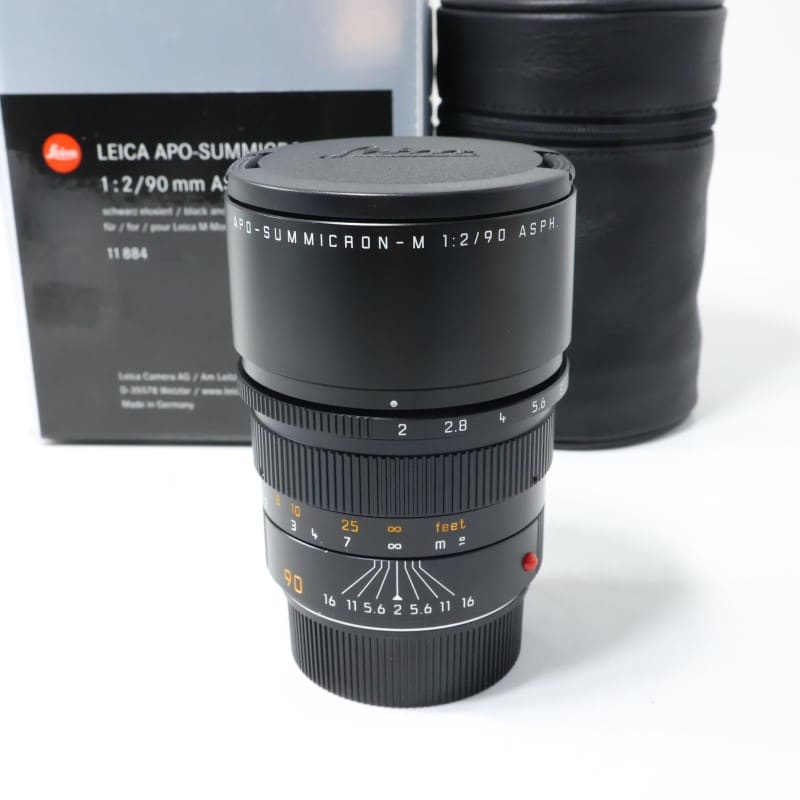 ライカ アポ・ズミクロンM f2/90mm ASPH. ブラック 11884C