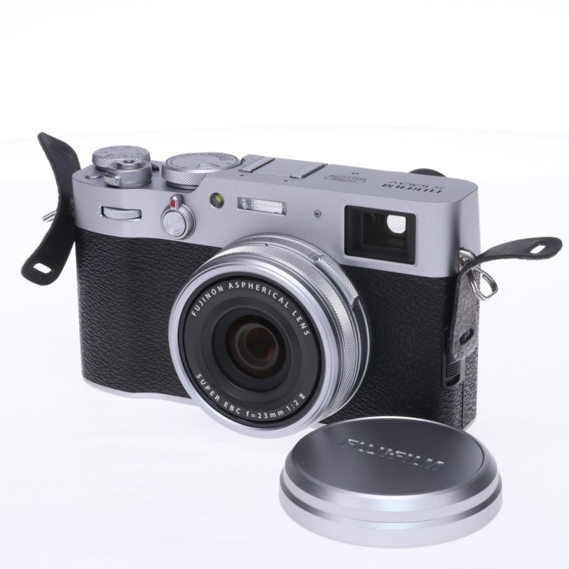 【ほぼ未使用品】Fujifilm X100V シルバー 富士フイルム X100V シルバー 中古 C2120152119721｜中古通販フジヤカメラ