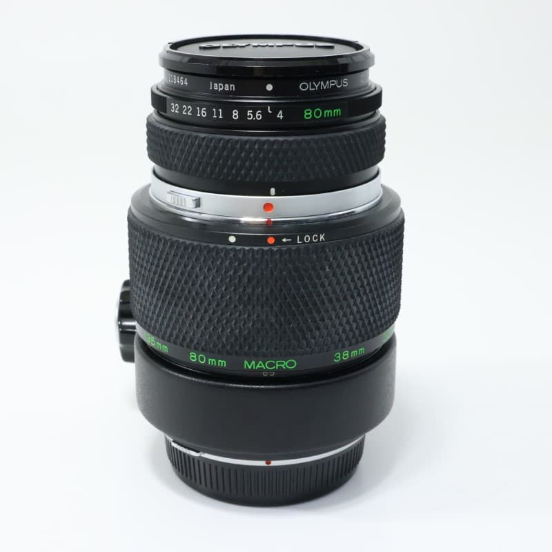 ズイコー 80mm F4 マクロ チューブ付 モノコート